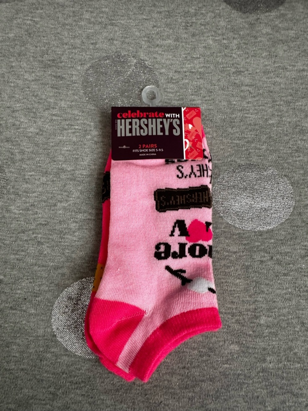5 for $15! Celebrate with Hershey's Socks 2 Pairs